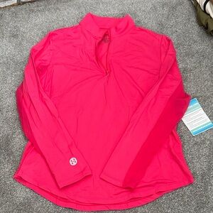 Vibrant Pink Long Sleeve Top
